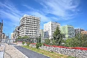 The Olympic Athletes' Village Under Construction In Ile-de-France