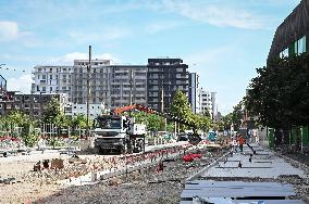 The Olympic Athletes' Village Under Construction In Ile-de-France
