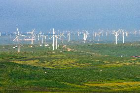 Huiteng Xile Grassland in Ulanqab, China