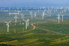 Huiteng Xile Grassland in Ulanqab, China