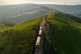 Huiteng Xile Grassland in Ulanqab, China