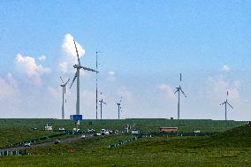 Huiteng Xile Grassland in Ulanqab, China