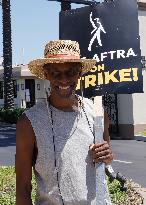 Celebs Join SAG-AFTRA And WGA Picket Line - LA