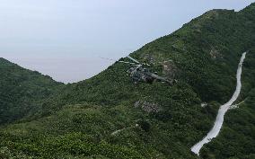 A Llive-fire Drill At Sea in China