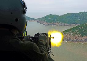 A Llive-fire Drill At Sea in China