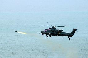 A Llive-fire Drill At Sea in China