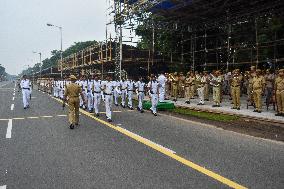 Preparation For Celebration Of 77th India's Independence Day.