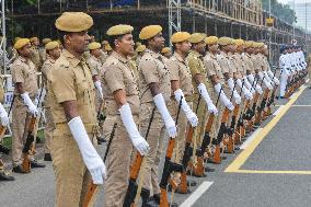 Preparation For Celebration Of 77th India's Independence Day.