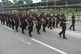 Preparation For Celebration Of 77th India's Independence Day.