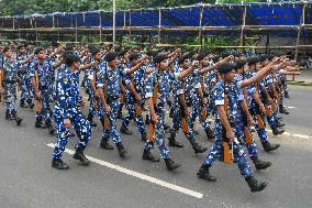 Preparation For Celebration Of 77th India's Independence Day.