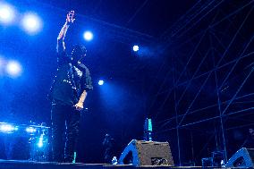 Fabri Fibra Performing At Zoo Music Fest In  Pescara, Porto Turistico