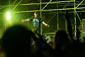 Fabri Fibra Performing At Zoo Music Fest In  Pescara, Porto Turistico