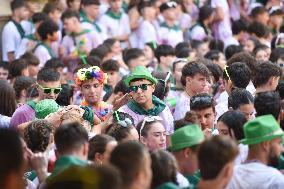 San Lorenzo Festivities Begin - Huesca