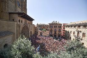 San Lorenzo Festivities Begin - Huesca
