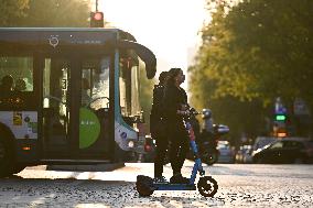 End Of Self-Service Scooters In Paris From September 1