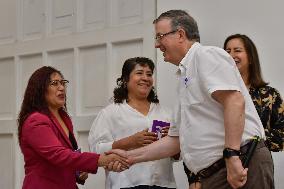 Marcelo Ebrard Campaign Rally In The State Of Mexico