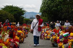 Medellin 'Feria de las Flores' - Silleteros Parade