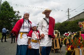 Medellin 'Feria de las Flores' - Silleteros Parade