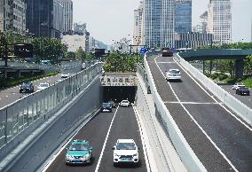 Asian Games Traffic Support Project Qiantang Expressway Opened To Traffic