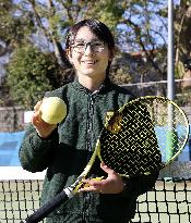 Tennis: Junior player Arato Katsuda-Green