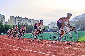 Bicycle Training Popular in Qingzhou, China