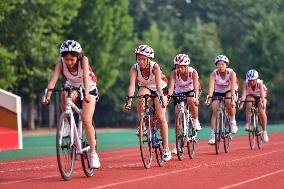 Bicycle Training Popular in Qingzhou, China