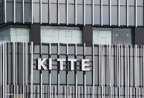 Logo, signage and exterior of KITTE