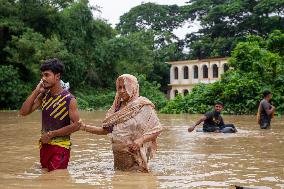 Heavy Rains Lead To Flooding In South Chittagong
