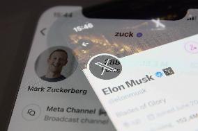 Mark Zuckerberg And Elon Musk Photo Illustrations