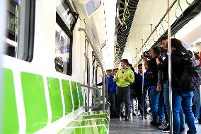 Bogota Inaugurates Bogota's Subway Car as a School of Culture for Public Transport