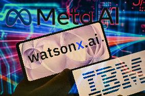 IBM Watsonx AI - Meta AI Illustration