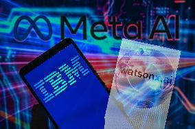 IBM Watsonx AI - Meta AI Illustration