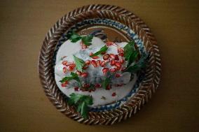 Elaboration Of Chiles En Nogada, Dish Of The Independence Of Mexico