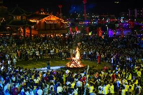 Yi Ethnic Torch Festival Marked in Qianxinan, China