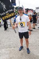 SAG-AFTRA-WGA Picket Line Outside Paramount - LA