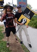 SAG-AFTRA-WGA Picket Line Outside Paramount - LA