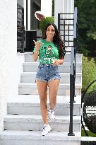 Melissa Gorga On Her Way To Watch Her Son’s Football Practice - NJ