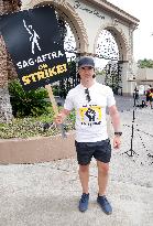 SAG-AFTRA-WGA Picket Line Outside Paramount - LA