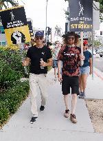 SAG-AFTRA-WGA Picket Line Outside Paramount - LA