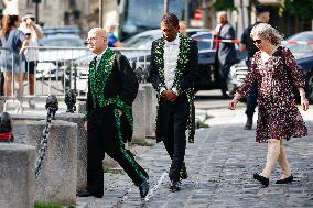 Helene Carrere d’Encausse Funeral - Paris