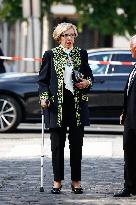 Helene Carrere d’Encausse Funeral - Paris