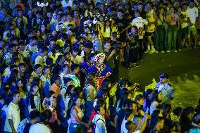 Yi Ethnic Torch Festival Marked in Qianxinan, China