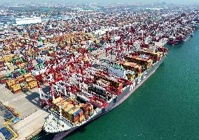 Qingdao Port Foreign Trade Import And Export Growth