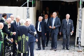 Helene Carrere d’Encausse Funeral - Paris