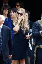 Helene Carrere d’Encausse Funeral - Paris