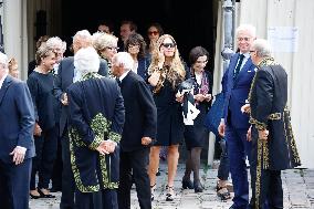 Helene Carrere d’Encausse Funeral - Paris