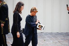 Helene Carrere d’Encausse Funeral - Paris