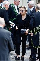 Helene Carrere d’Encausse Funeral - Paris