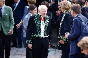 Helene Carrere d’Encausse Funeral - Paris