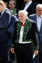 Helene Carrere d’Encausse Funeral - Paris